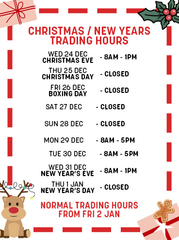 Xmas Trading Hour Hp
